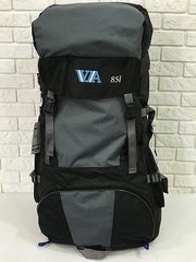 Рюкзак туристичний VA T-04-2 85л, сірий