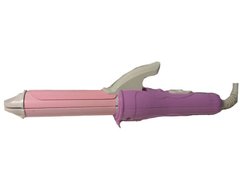 Дорожная плойка-утюжок для волос 2 в 1 Gemei GM-2801, розовая