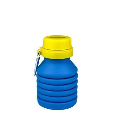 Силіконова пляшка для води складана 450 мл MAGIO MG-1043B Blue