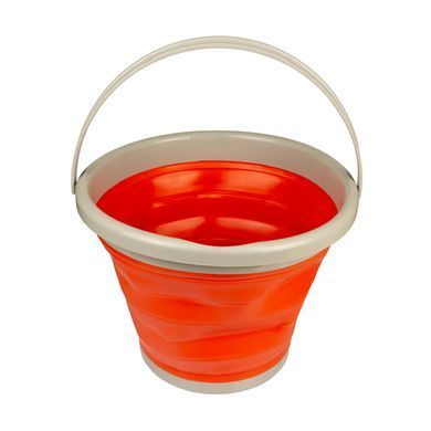Складное ведро силиконовое 10л. Tramp TRC-091 Orange