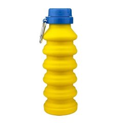 Складана силіконова пляшка для води 450 мл MAGIO MG-1043Y Yellow