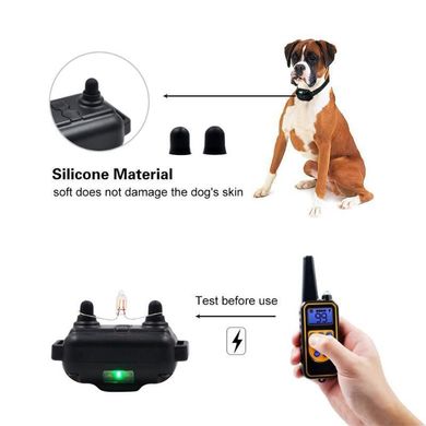 Ошейник электронный для дрессировки собак DTC-800, с пультом ДУ