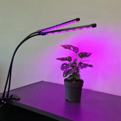 Фитолампа для растений 2 ветки Plant GrowLight-2 с таймером