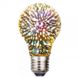 Декоративная лампочка E27 светодиодная 3D Фейерверк A60 LED 8809