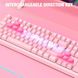 Комплект дротова ігрова клавіатура та миша ONIKUMA G25 CW905, Pink