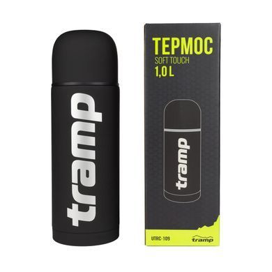 Термос для чая Tramp Soft Touch UTRC-109 1 л черный