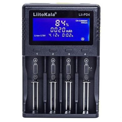 Зарядное устройство для аккумуляторов АА/ААА Liitokala Lii-PD4 Black