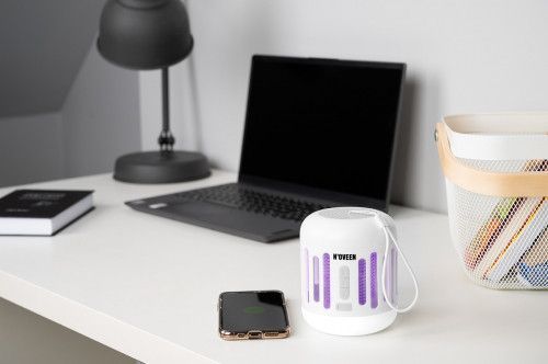 Антимоскітна кемпінгова LED лампочка Noveen IKN863 IPХ4 7 Вт з динаміком