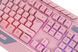 Игровая клавиатура проводная 2E Gaming KG315 USB-A EN/RU RGB розовая