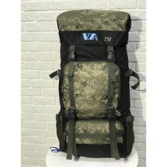 Рюкзак туристичний похідний VA T-07-9 75л, камуфляж
