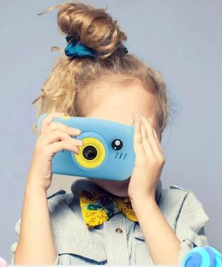 Фотоапарат дитячий DVR Baby Camera X-500B, блакитний ведмідь