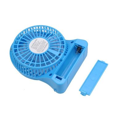 Вентилятор настільний Mini Fan XSFS-01 з акумулятором 18650 синій