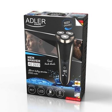 Електробритва для сухого та вологого гоління Adler AD 2933 чорна