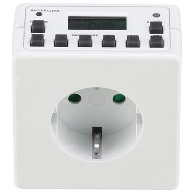 Розетка с таймером Feron TM211 электронным недельным