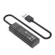 USB HUB розгалужувач HOCO USB Easy mix HB25 USB3.0 3USB2.0 Black