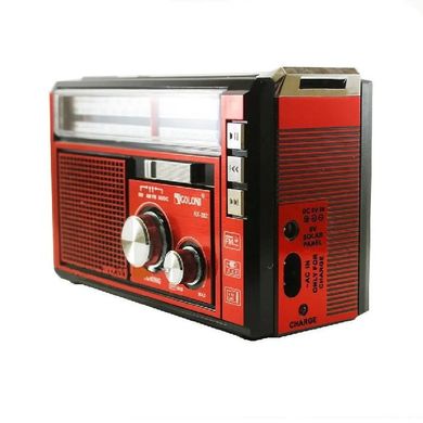 Радіо акумуляторне Golon RX-382 MP3 USB з ліхтариком Red