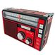 Радио аккумуляторное Golon RX-382 MP3 USB с фонариком Red