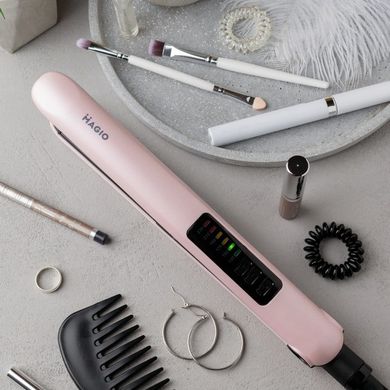 Выпрямитель утюжок для волос MAGIO МG-600 с дисплеем Pink