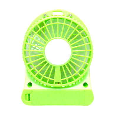 Вентилятор настольный Mini Fan XSFS-01 с аккумулятором 18650 салатовый