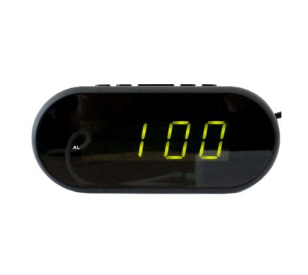 Настільний годинник з підсвічуванням VST 712, USB / ААА, чорні