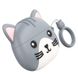 Беспроводные детские наушники Bluetooth HOCO Cat EW46 в кейсе Grey