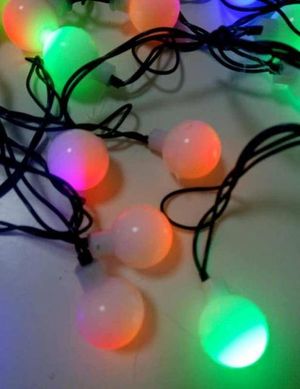 Гірлянда новорічна світлодіодна MHZ LED 40P T4 Multi кульки