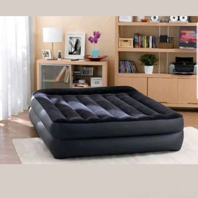 Надувна ліжко Intex 64124 з вбудованим електронасосом, 152х203х42 см