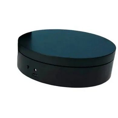 Поворотний стіл для предметної зйомки 12 см Mini Electric Turntable Black