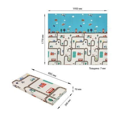 Складний дитячий термокилимок&nbsp;Sticker Wall SW-00003038 177 х 195 см