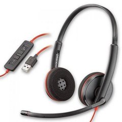Гарнітура для кол центру навушники провідні Plantronics Blackwire C3220 USB-A (209745-201)