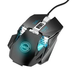 Мышь проводная игровая HOCO DI21 с подсветкой RGB Black