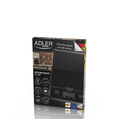 Кухонные весы электронные Adler AD 3138 Black