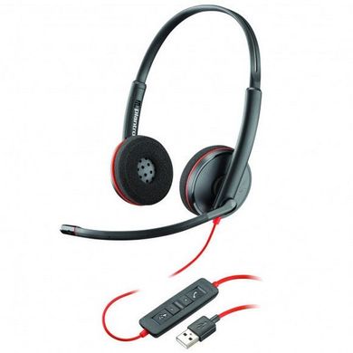 Гарнітура для кол центру навушники провідні Plantronics Blackwire C3220 USB-A (209745-201)