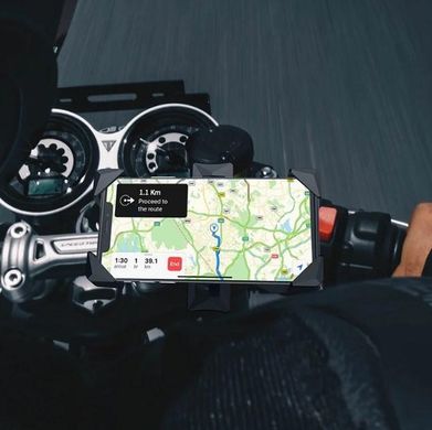 Кріплення телефону на велосипед Hoco CA58 light ride, чорний