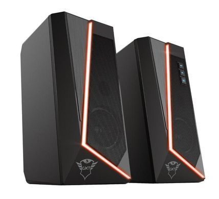 Акустическая система для пк Trust GXT 609 Zoxa 2.0, USB/AUX, RGB, черная