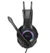 Ігрові навушники XTRIKE ME Gaming RGB Backlight GH-709 з мікрофоном і підсвіткою, провідні, чорні