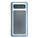 Повербанк УМБ Power Bank 20000mAh UKC Solar Z 8412 с кабелями и солнечной панелью Blue